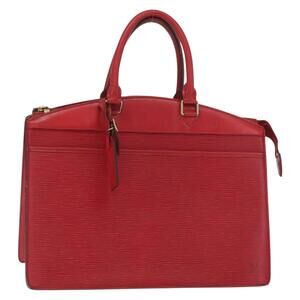 LOUIS VUITTON Epi Riviera Hand Bag Red M48187 LV Auth ti3594